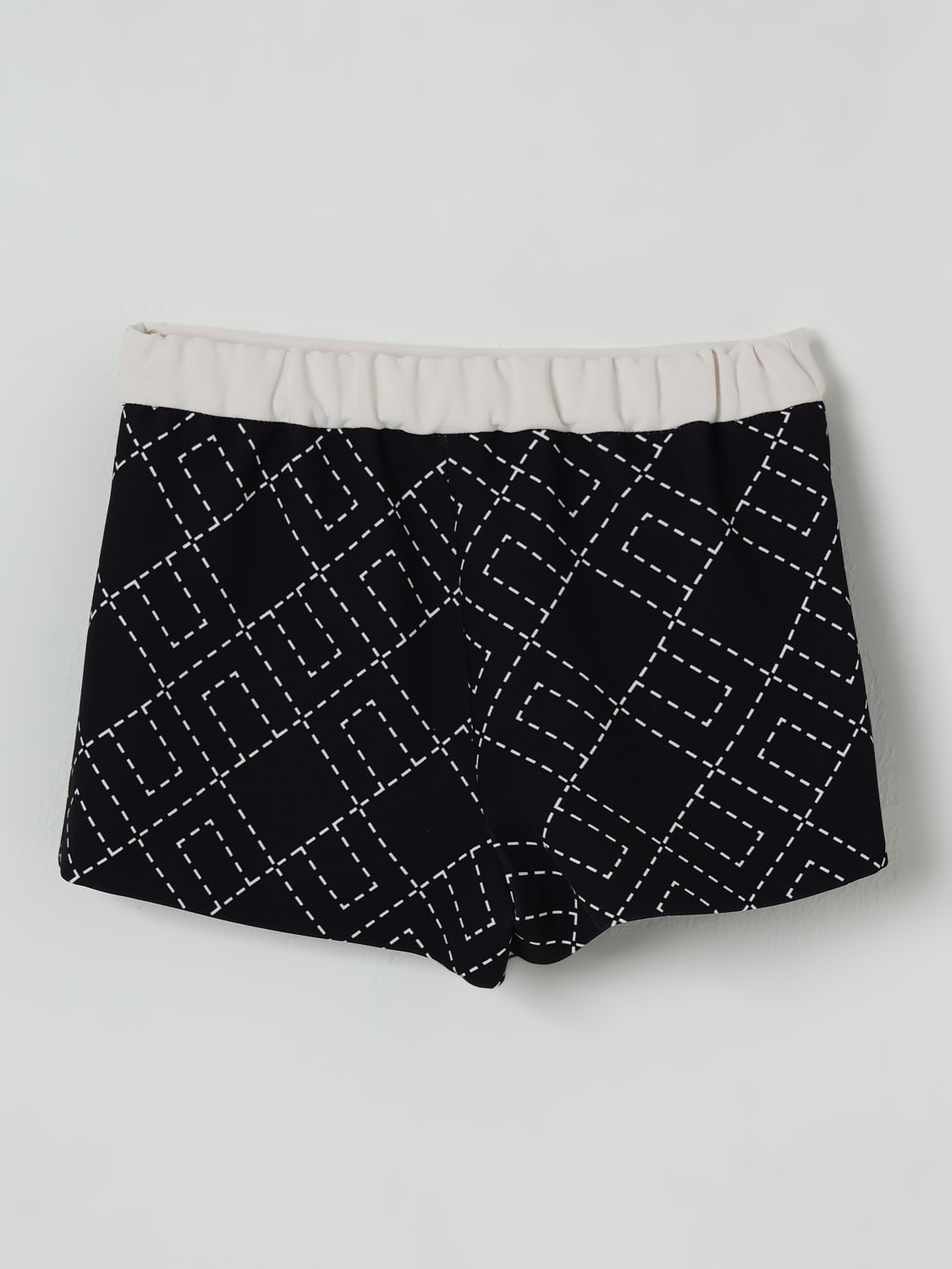 ELISABETTA FRANCHI LA MIA BAMBINA SHORT: Pantalon enfant Elisabetta Franchi La Mia Bambina, Noir - Img 2