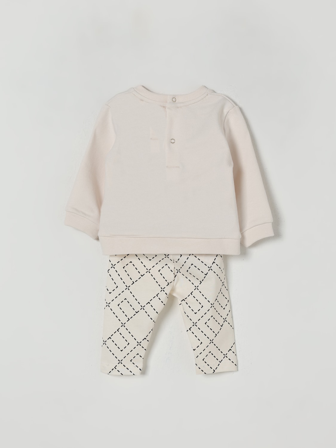 ELISABETTA FRANCHI LA MIA BAMBINA BABY-OVERALL: Pullover kinder Elisabetta Franchi La Mia Bambina, Yellow Cream - Img 2