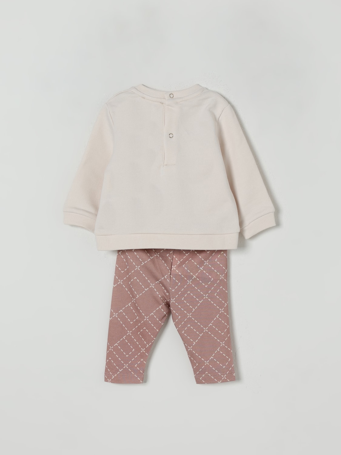ELISABETTA FRANCHI LA MIA BAMBINA BABY-OVERALL: Pullover kinder Elisabetta Franchi La Mia Bambina, Milch - Img 2