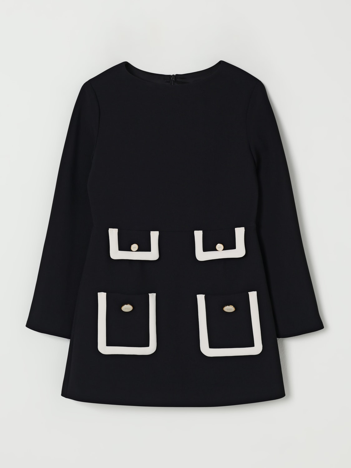 ELISABETTA FRANCHI LA MIA BAMBINA VESTIDO: Vestido niños Elisabetta Franchi La Mia Bambina, Negro - Img 1