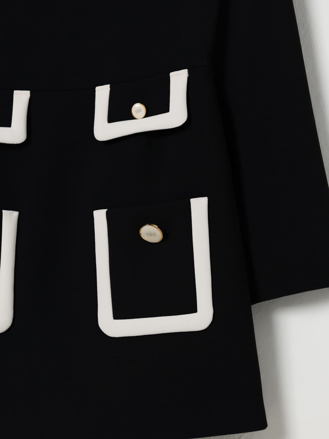 ELISABETTA FRANCHI LA MIA BAMBINA VESTIDO: Vestido niños Elisabetta Franchi La Mia Bambina, Negro - Img 3