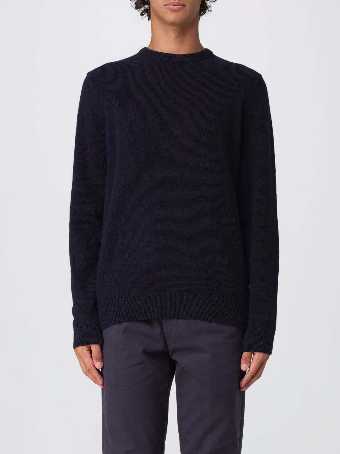 BARBOUR SWEATER: Sweater men Barbour, Blue - Img 1