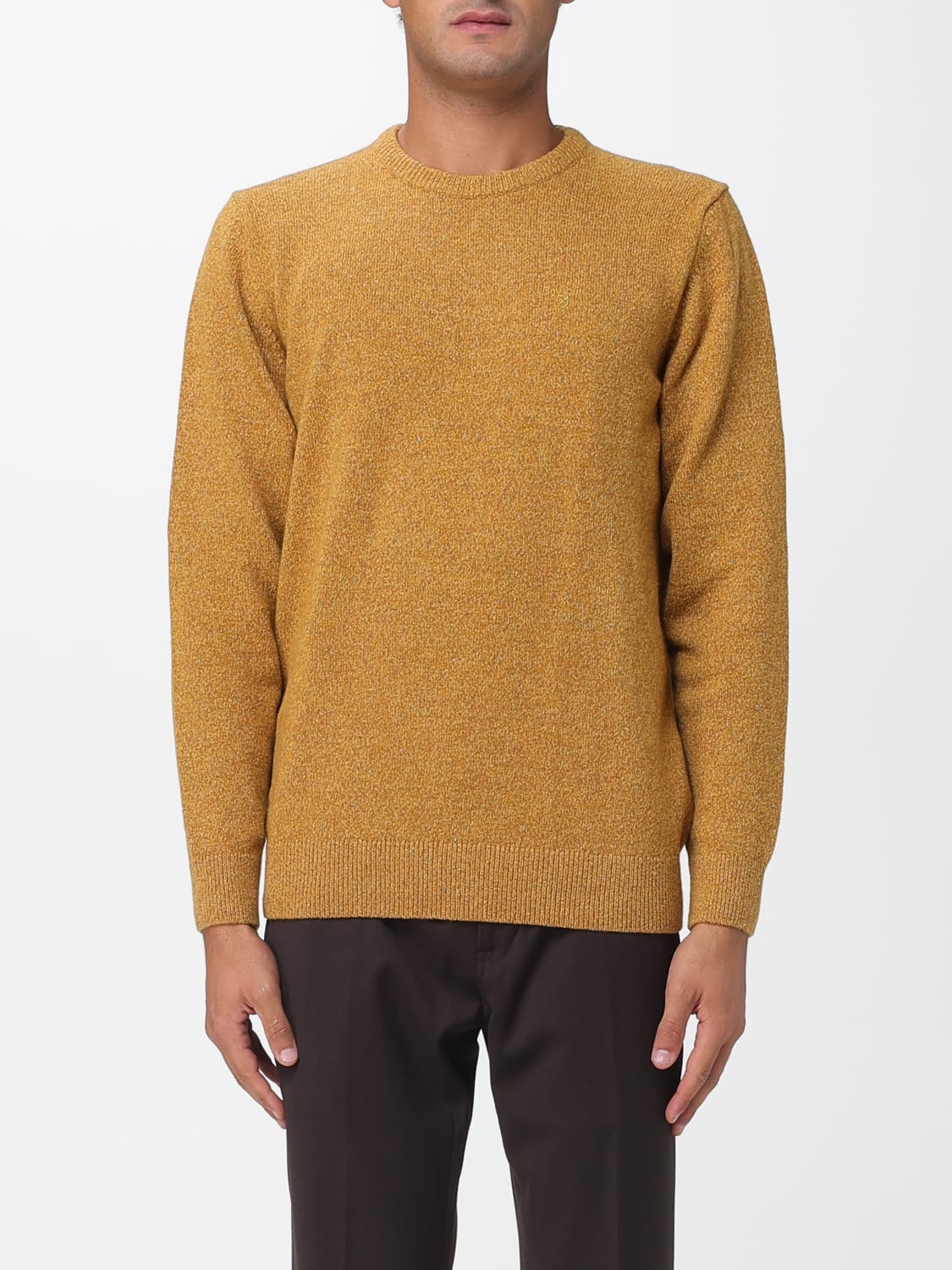 BARBOUR PULLOVER: Pullover herren Barbour, Gelb - Img 1