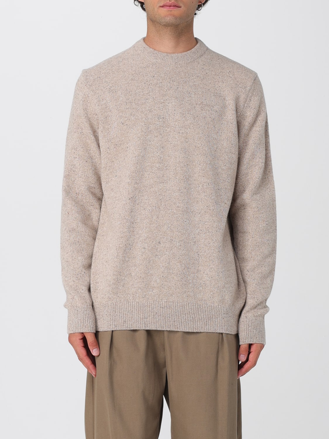 BARBOUR SWEATER: Sweater men Barbour, Grey - Img 1