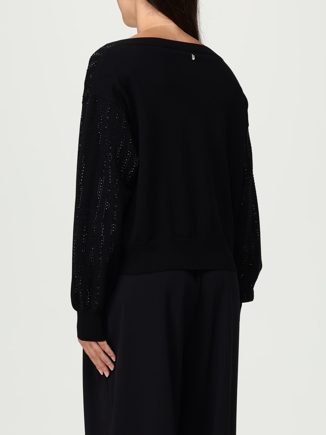 LIU JO PULLOVER: Pullover damen Liu Jo, Schwarz - Img 2