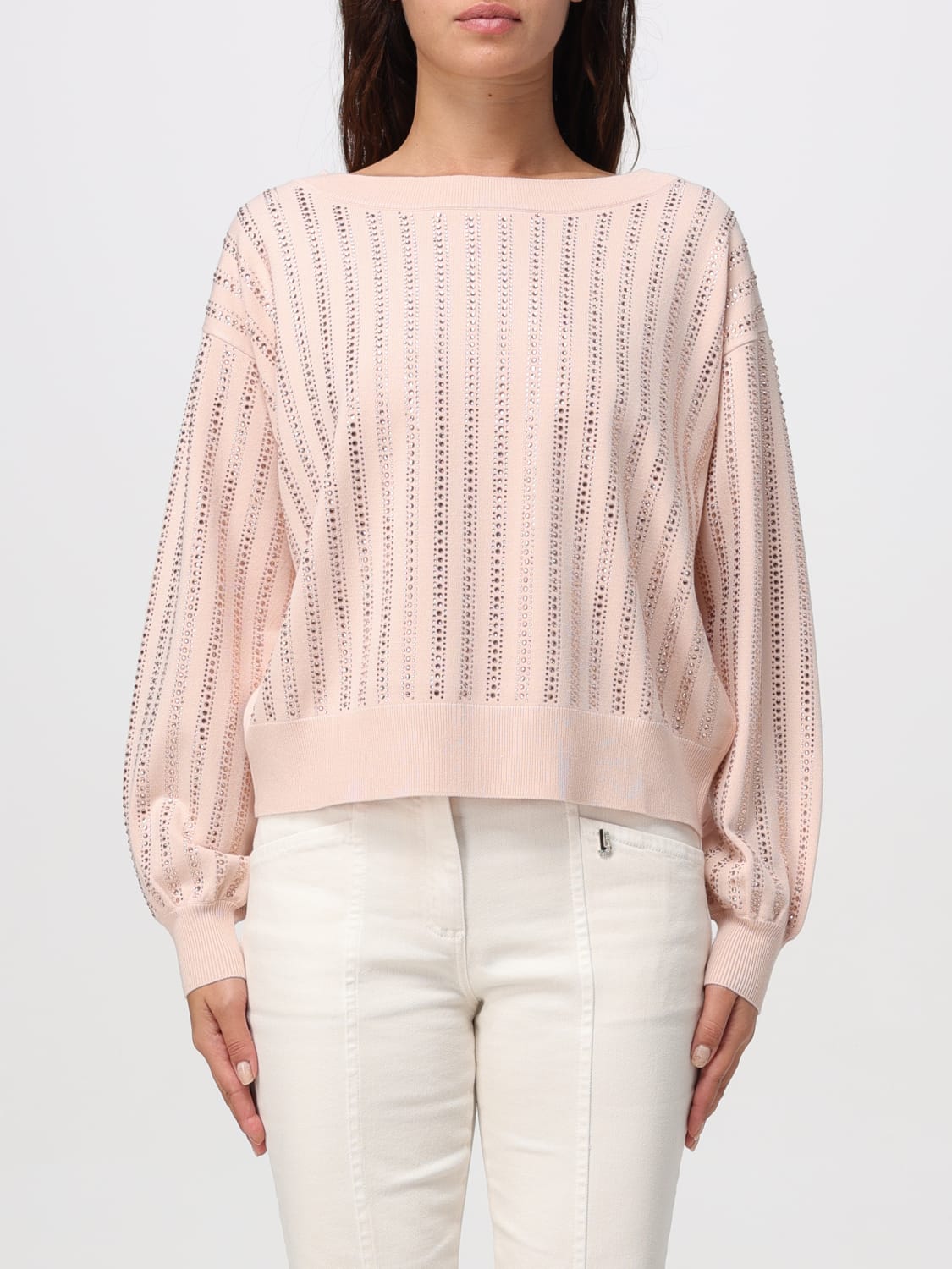 LIU JO PULLOVER: Pullover damen Liu Jo, Pink - Img 1