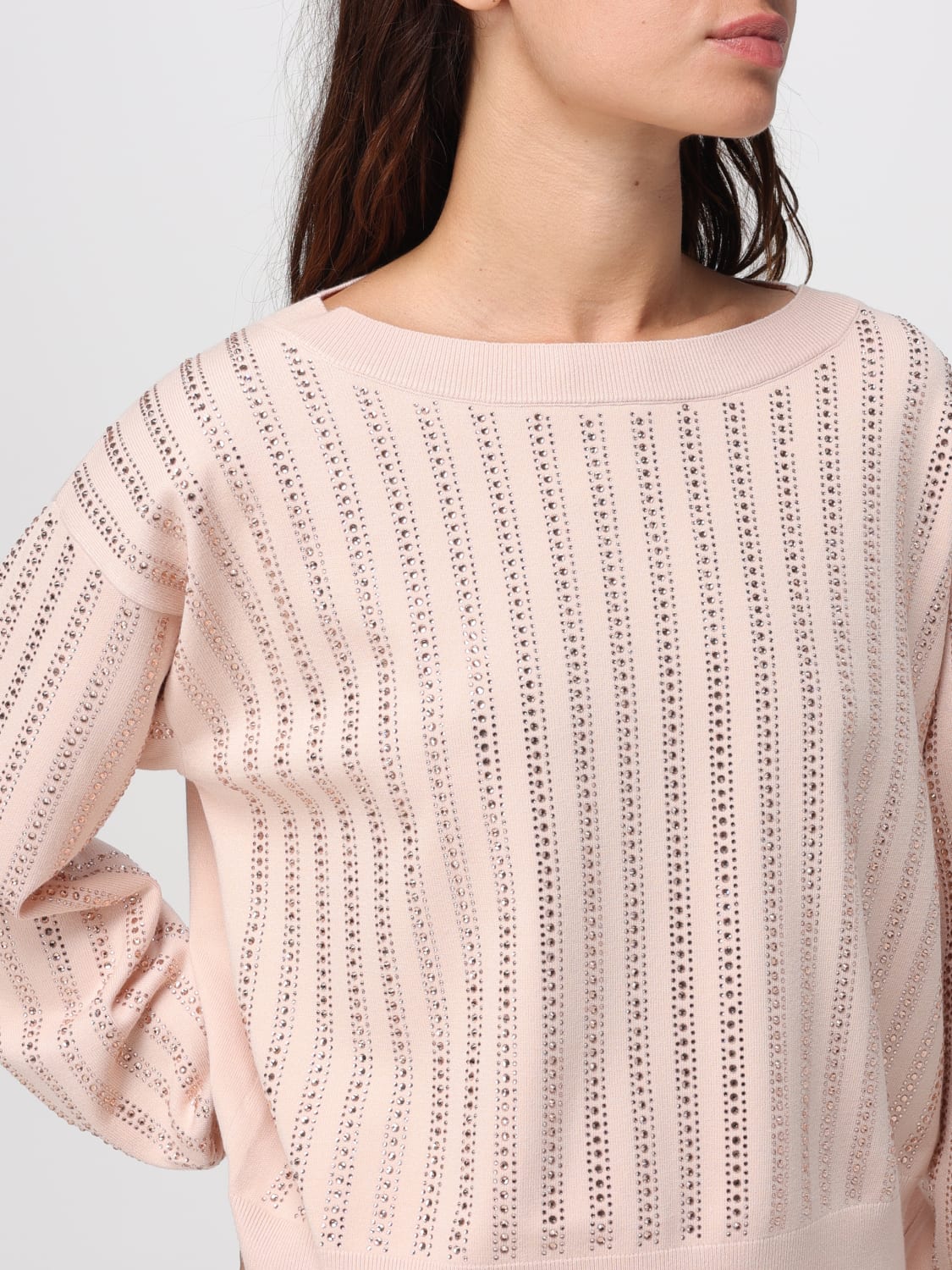 LIU JO PULLOVER: Pullover damen Liu Jo, Pink - Img 3