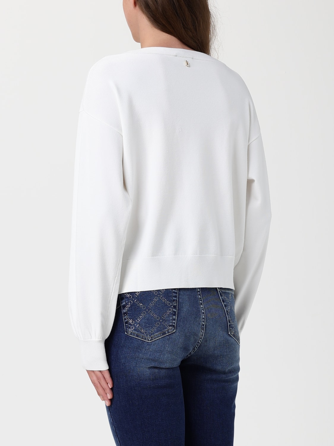 LIU JO PULLOVER: Pullover damen Liu Jo, Weiss 1 - Img 2