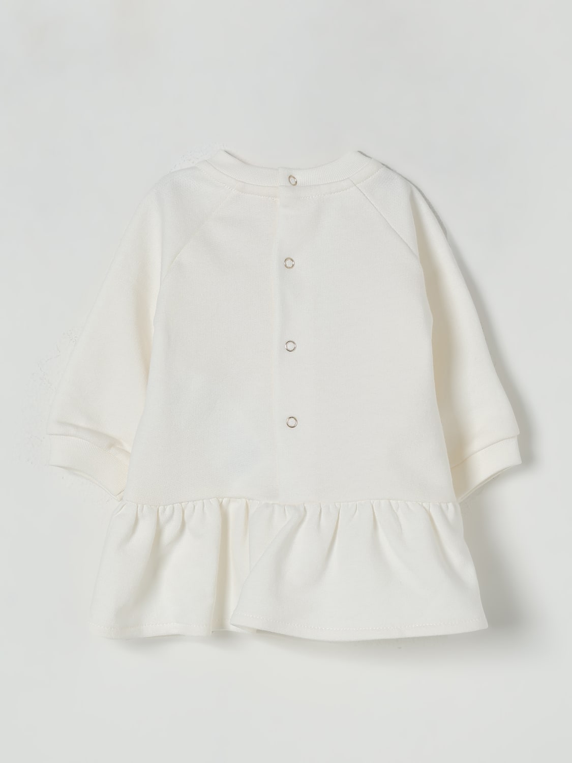ELISABETTA FRANCHI LA MIA BAMBINA ROMPER: Romper kids Elisabetta Franchi La Mia Bambina, Ivory - Img 2