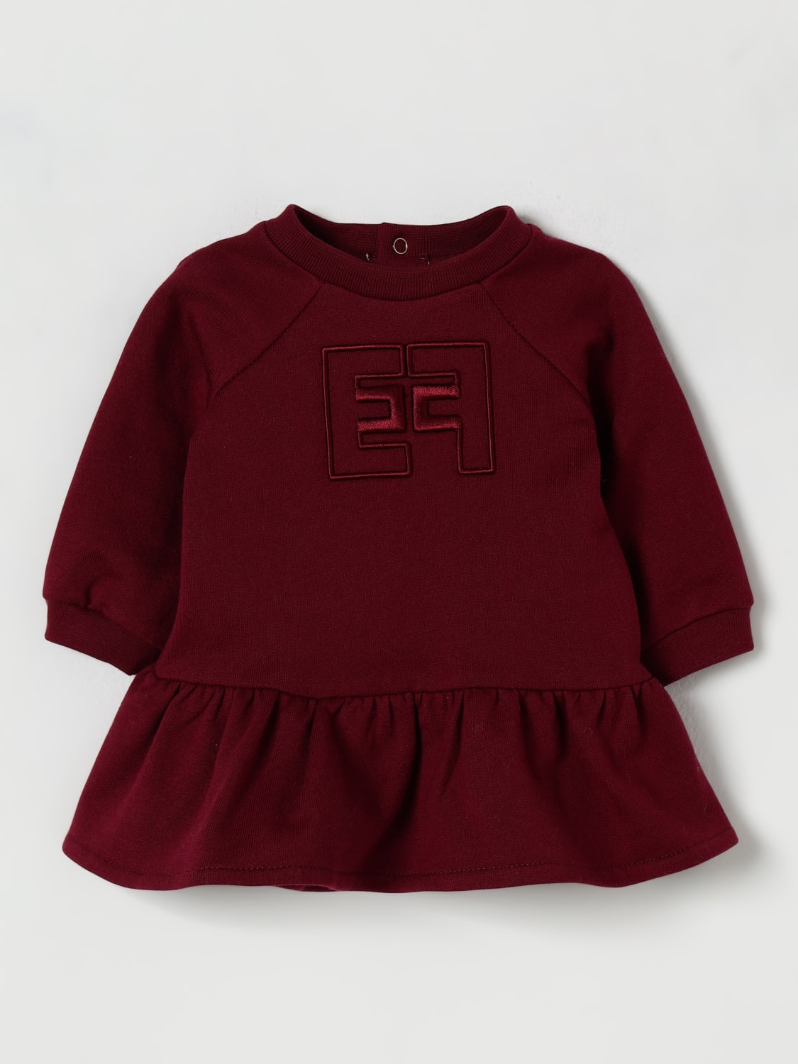 ELISABETTA FRANCHI LA MIA BAMBINA ROMPER: Romper kids Elisabetta Franchi La Mia Bambina, Cherry - Img 1