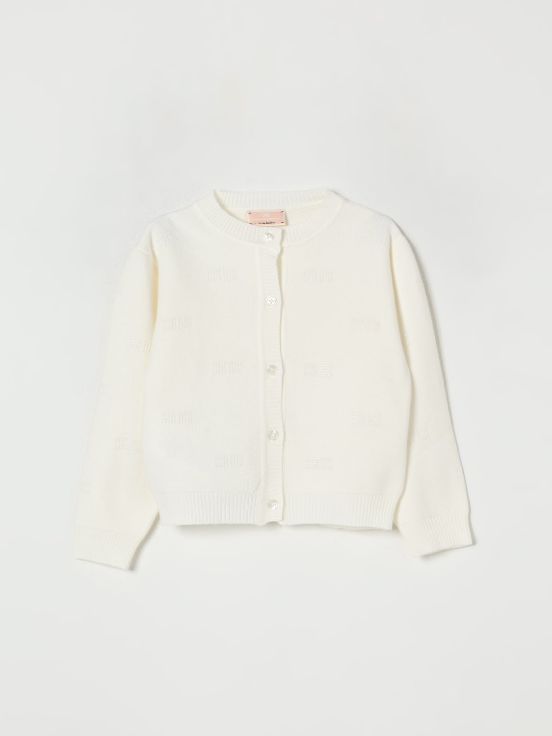 ELISABETTA FRANCHI LA MIA BAMBINA PULL: Pull enfant Elisabetta Franchi La Mia Bambina, Jaune Crème - Img 1