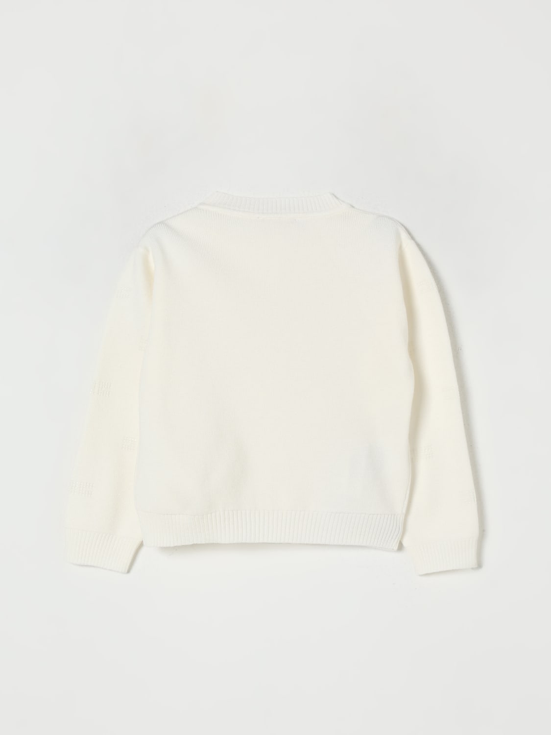 ELISABETTA FRANCHI LA MIA BAMBINA PULL: Pull enfant Elisabetta Franchi La Mia Bambina, Jaune Crème - Img 2