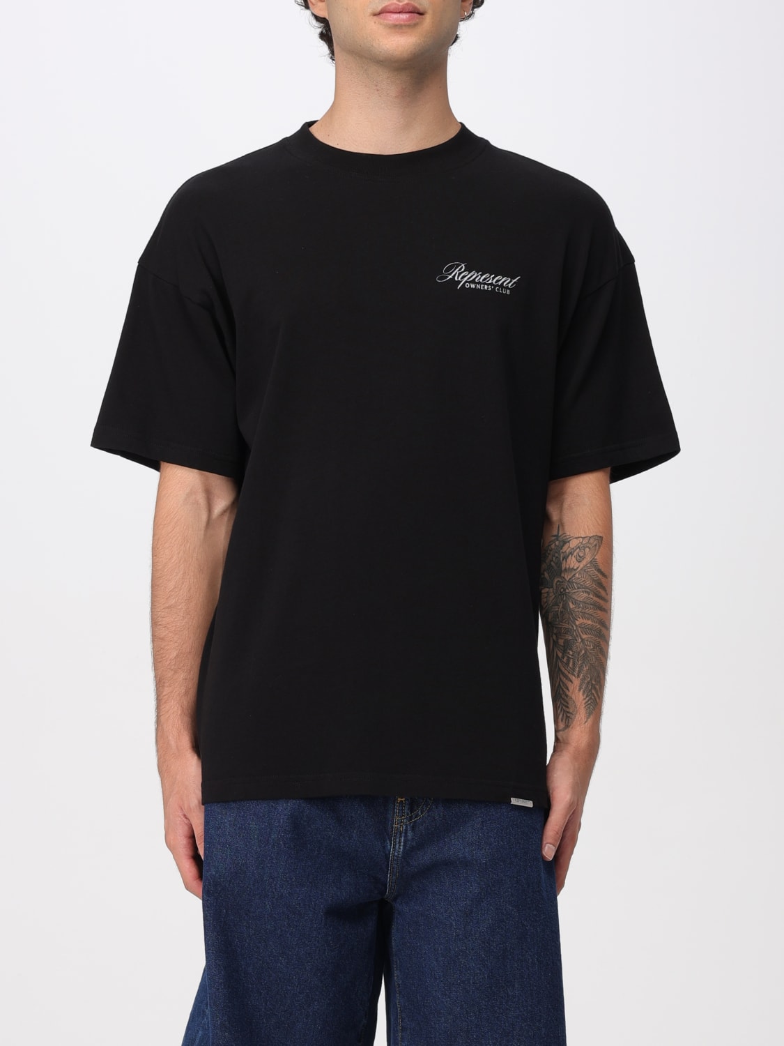 REPRESENT 티셔츠: 티셔츠 남성 Represent, 블랙 - Img 1