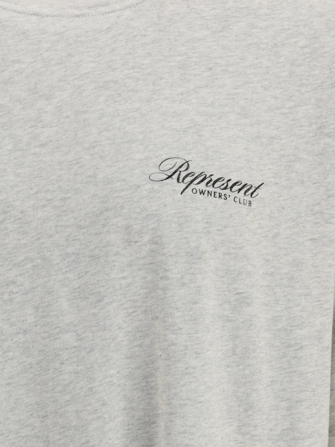 REPRESENT T-SHIRT: T-shirt men Represent, Cream - Img 1