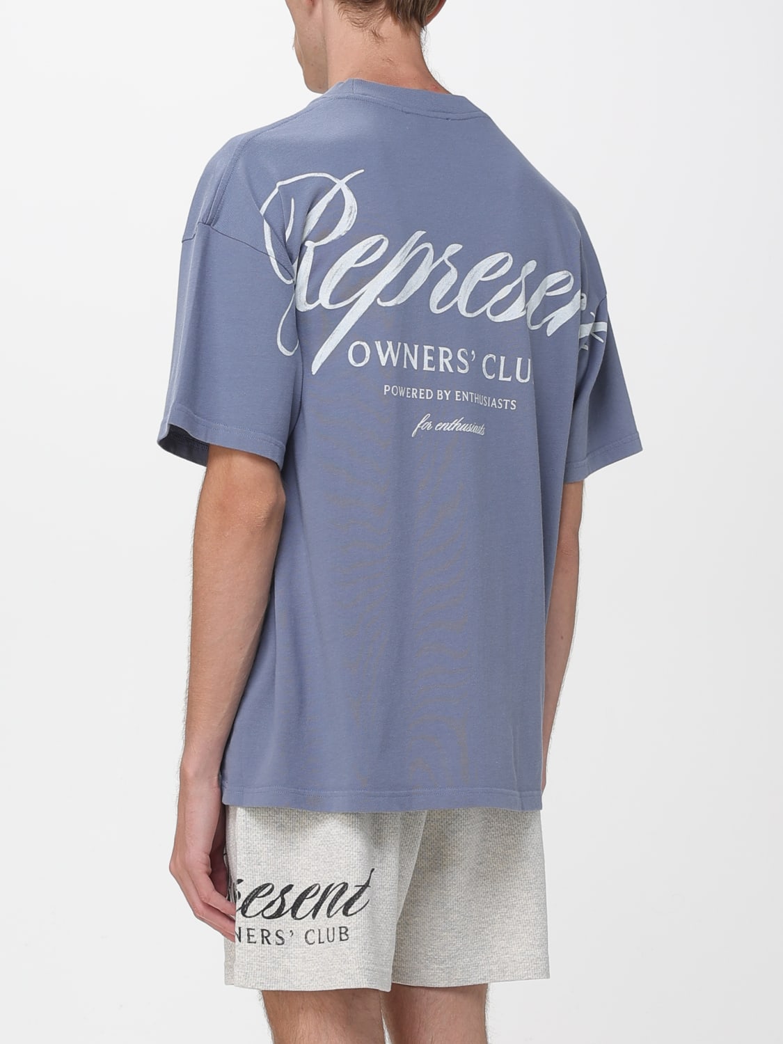 REPRESENT T恤: T恤 男士 Represent, 蓝色 1 - Img 2