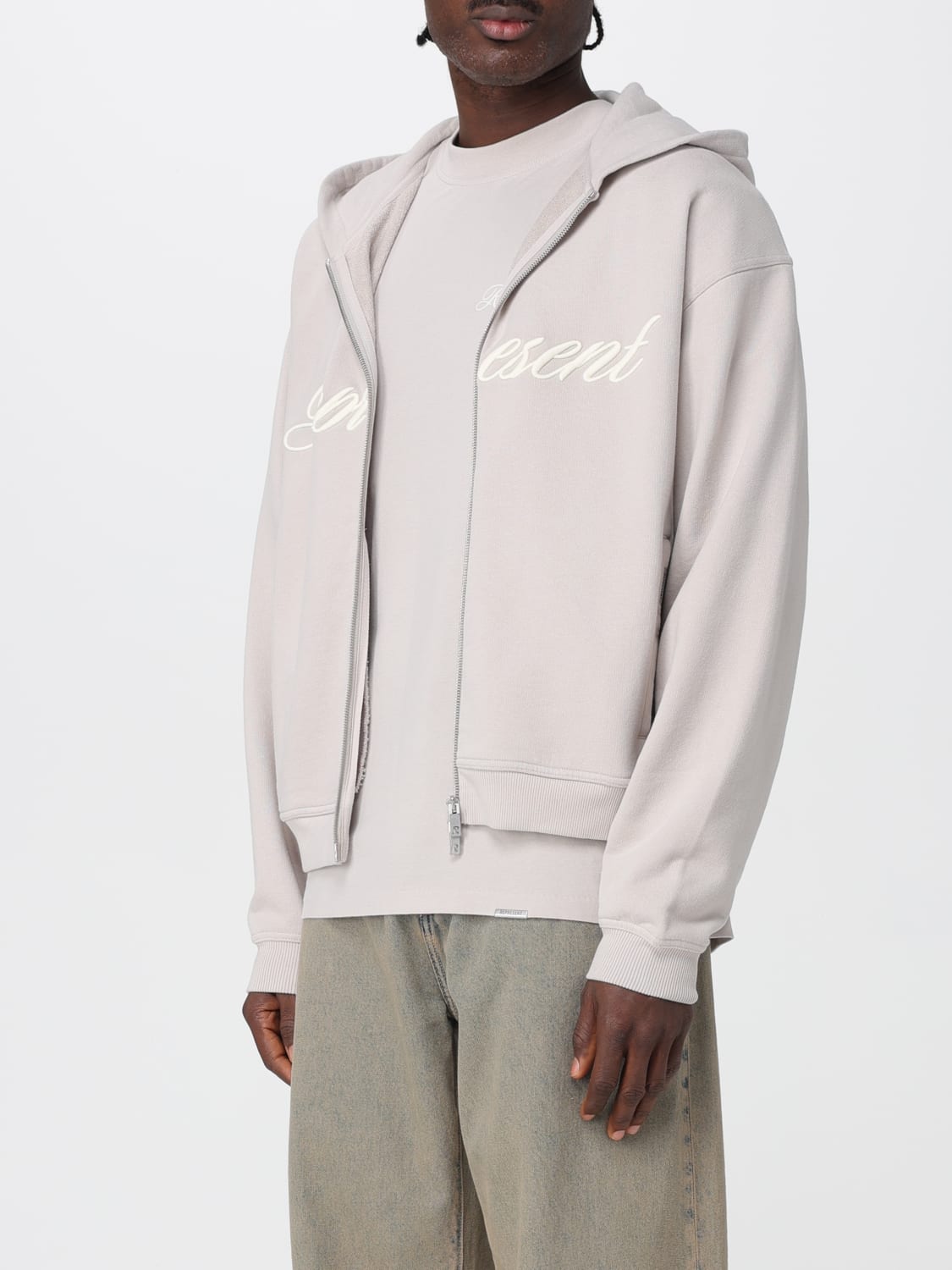 REPRESENT FELPA: Felpa con cappuccio Represent in cotone , Bianco - Img 3