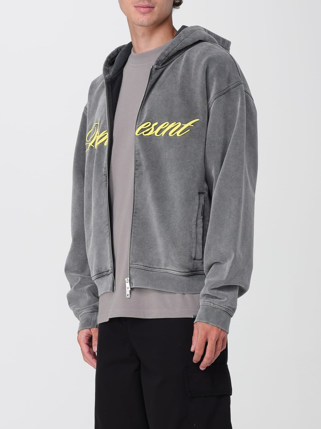 REPRESENT SWEATSHIRT: Sweatshirt men Represent, Grey - Img 3