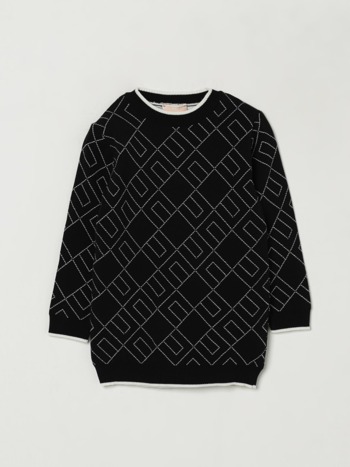 ELISABETTA FRANCHI LA MIA BAMBINA ROMPER: Romper kids Elisabetta Franchi La Mia Bambina, Black - Img 1