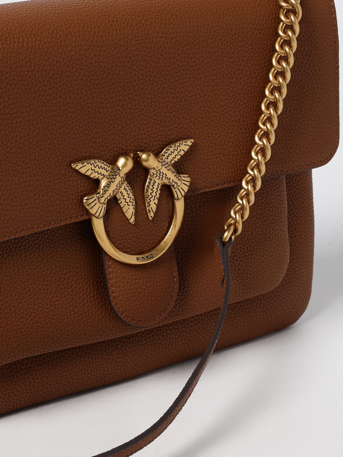 PINKO CROSSBODY BAG: Handbag woman Pinko, Brown - Img 3