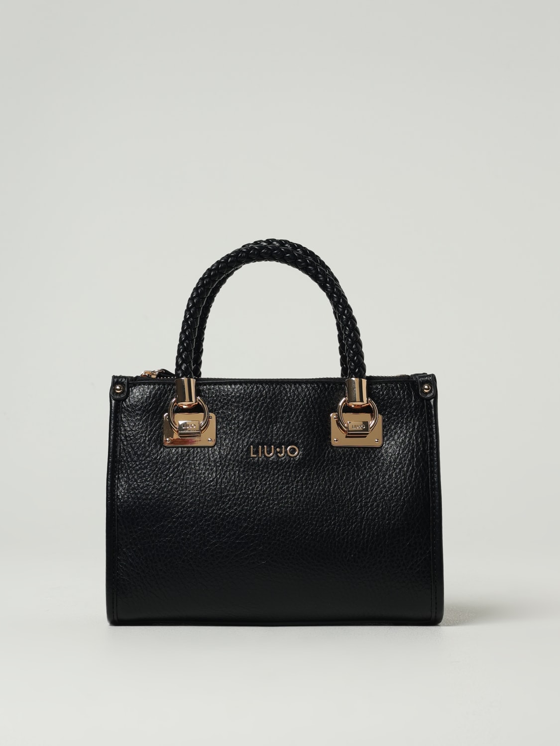 LIU JO BORSA A MANO: Borsa Liu Jo in pelle sintetica a grana , Nero - Img 1