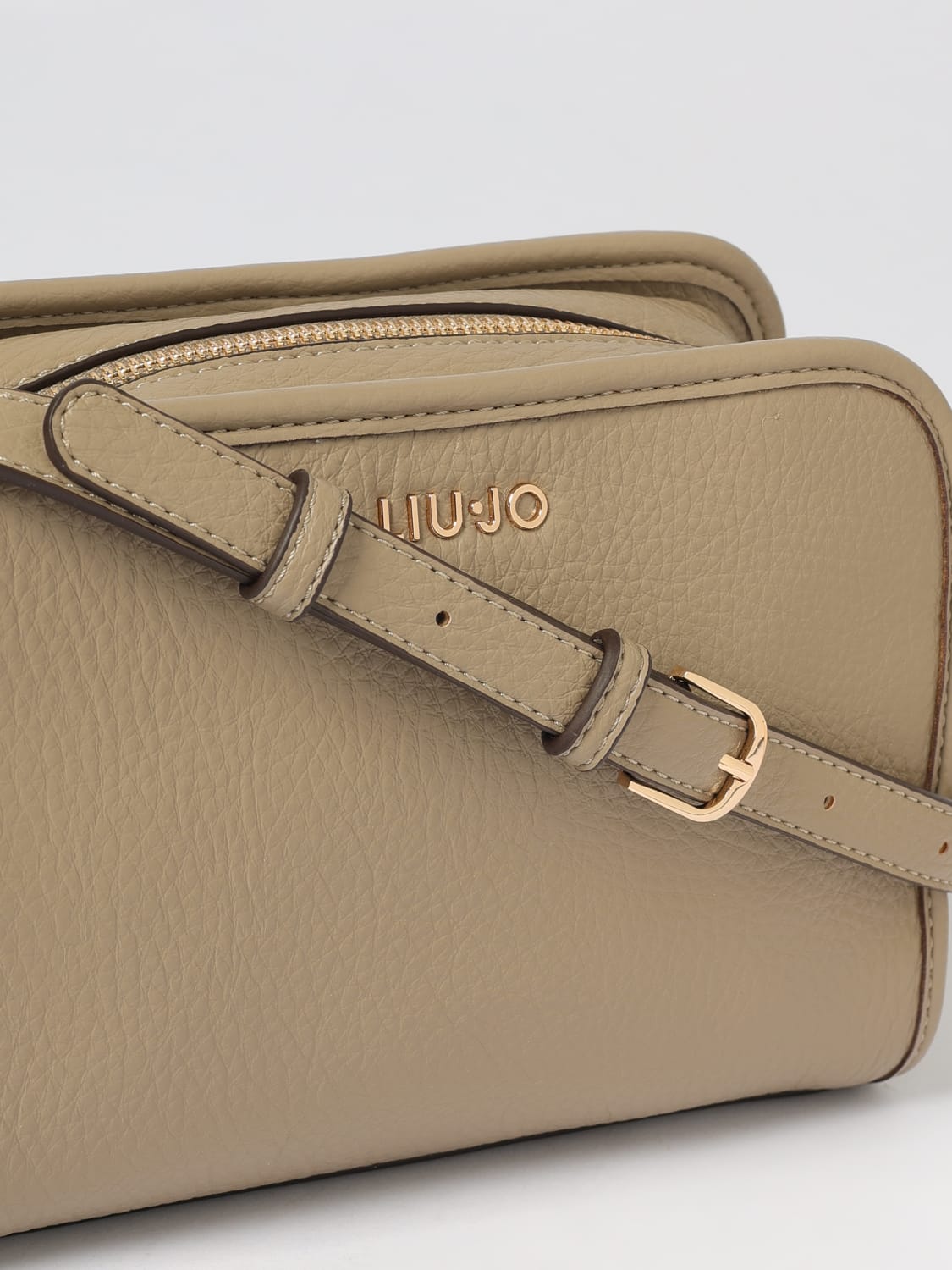 LIU JO BORSA MINI: Borsa Liu Jo in pelle sintetica a grana , Tortora - Img 3