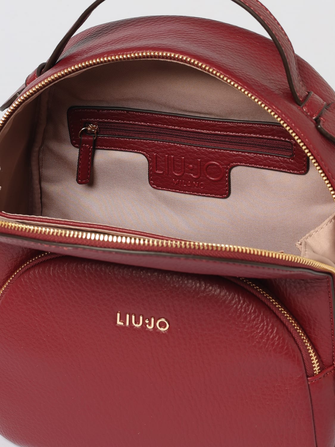 LIU JO BACKPACK: Backpack woman Liu Jo, Wine - Img 4