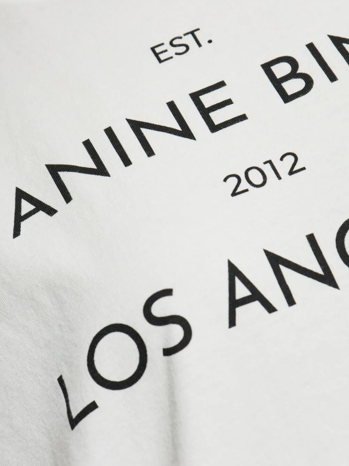 ANINE BING T-SHIRT: T-shirt woman Anine Bing, Ivory - Img 3