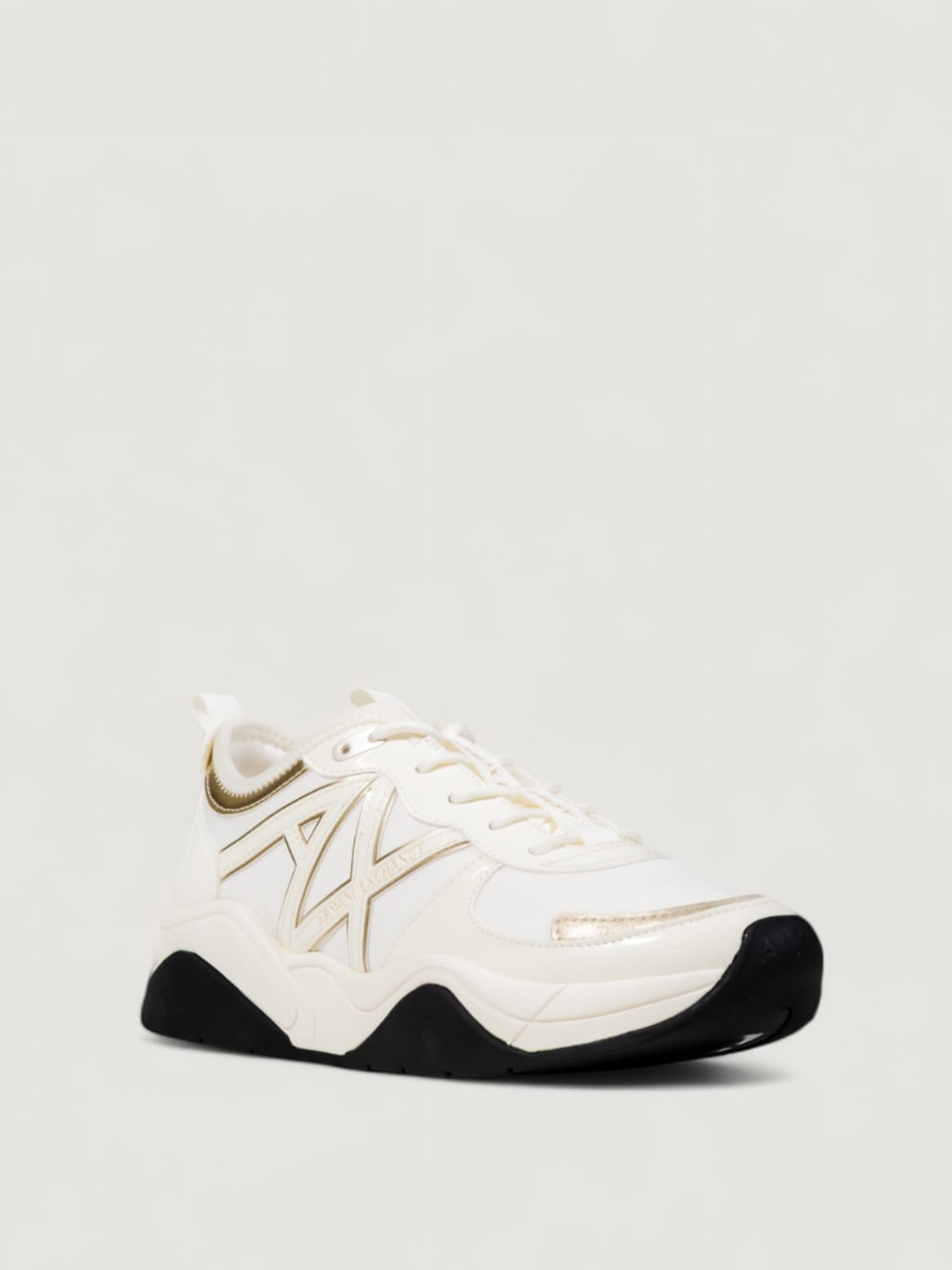 ARMANI EXCHANGE BASKETS: Baskets femme Armani Exchange, Blanc - Img 2