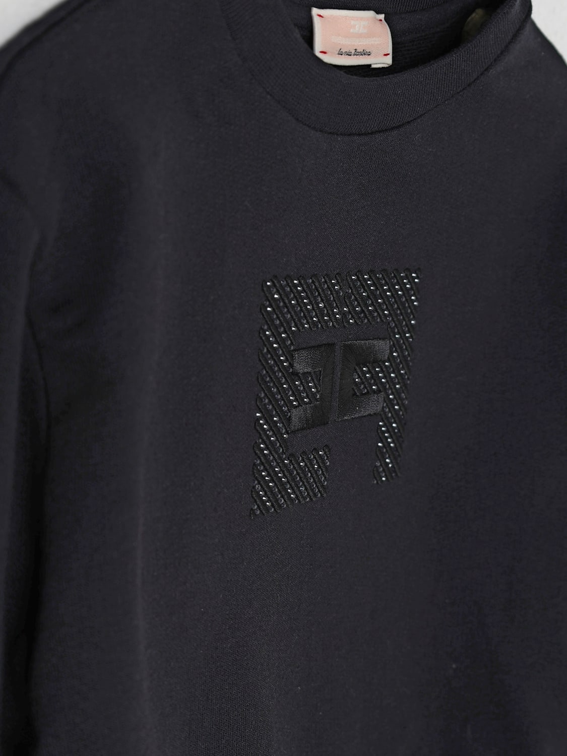 ELISABETTA FRANCHI LA MIA BAMBINA SWEATER: Sweater kids Elisabetta Franchi La Mia Bambina, Black - Img 3
