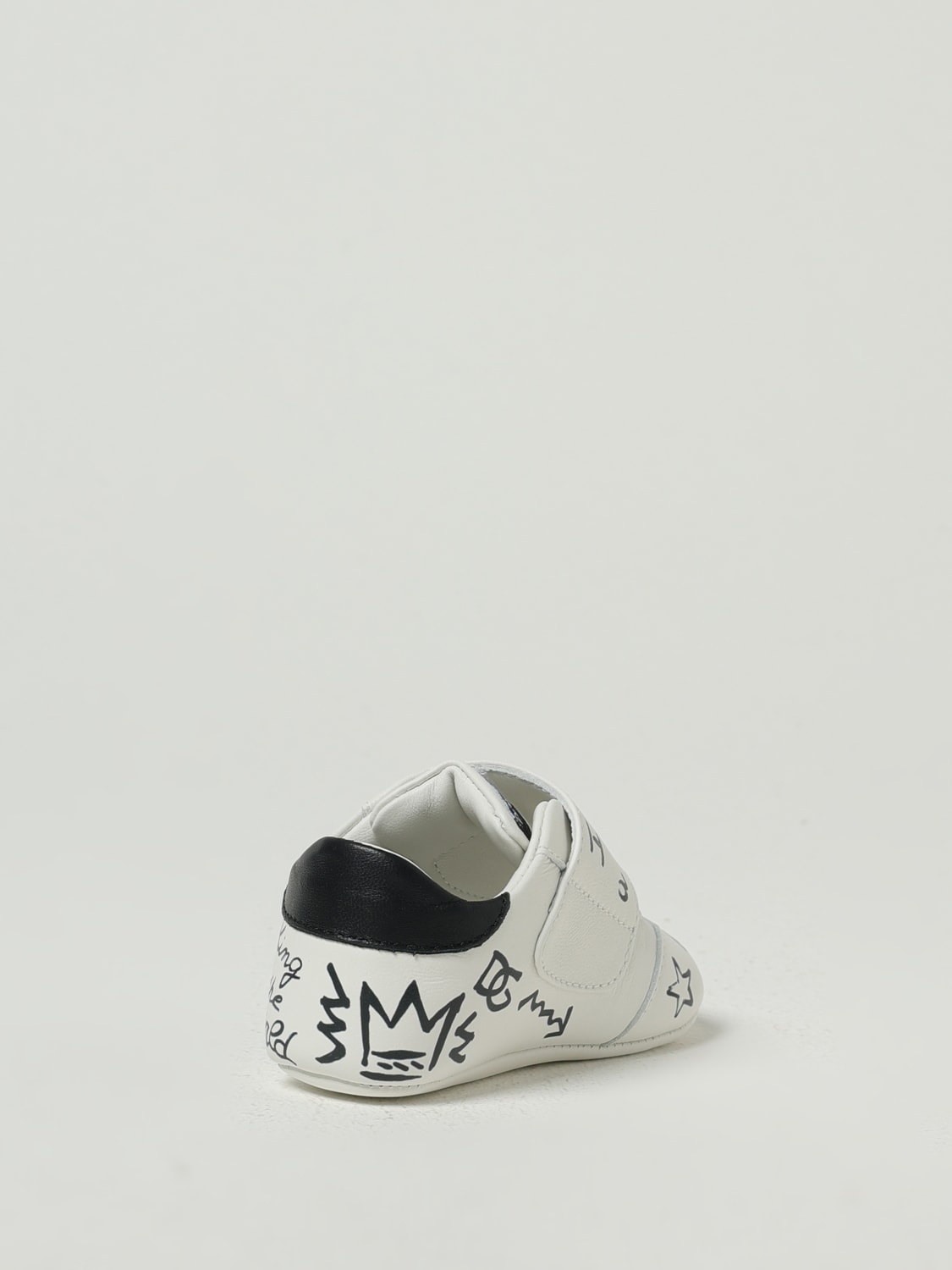DOLCE & GABBANA BASKETS: Chaussures enfant Dolce & Gabbana, Blanc - Img 3