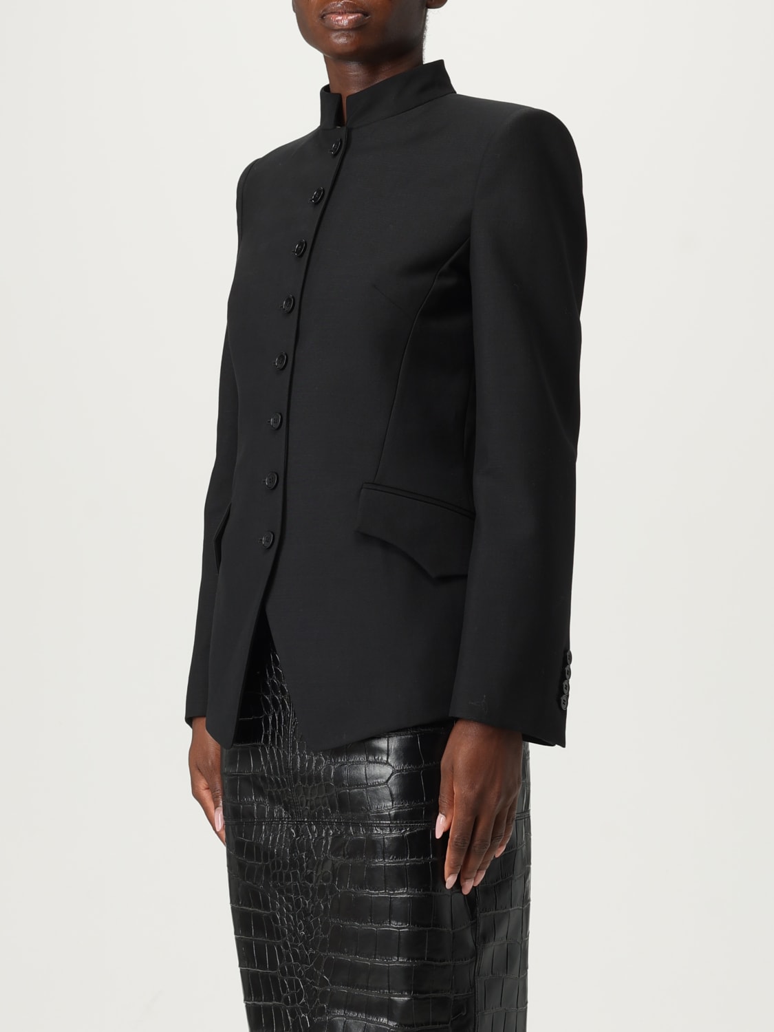 MCQUEEN JACKET: Jacket woman McQueen, Black - Img 3