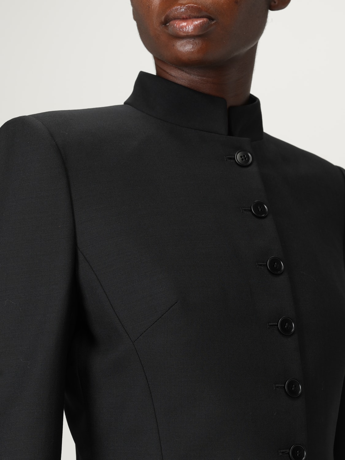 MCQUEEN JACKET: Jacket woman McQueen, Black - Img 4