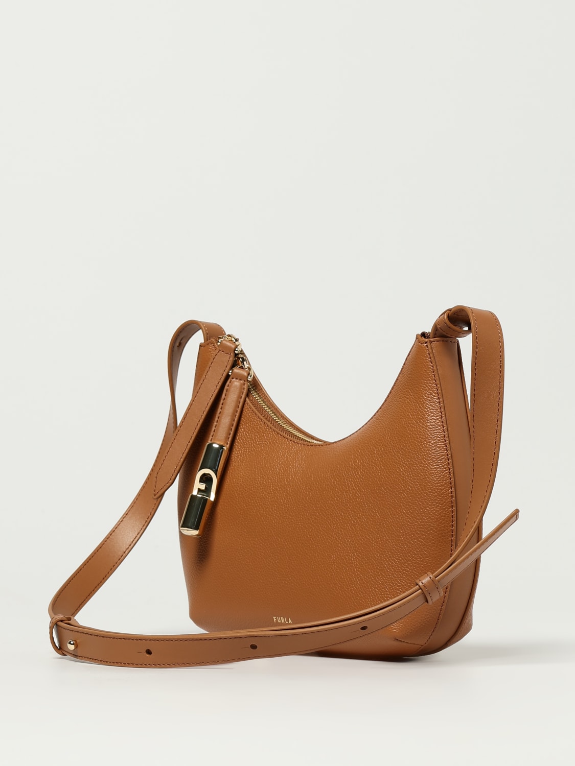 FURLA MINI BAG: Crossbody bags woman Furla, Brown - Img 3