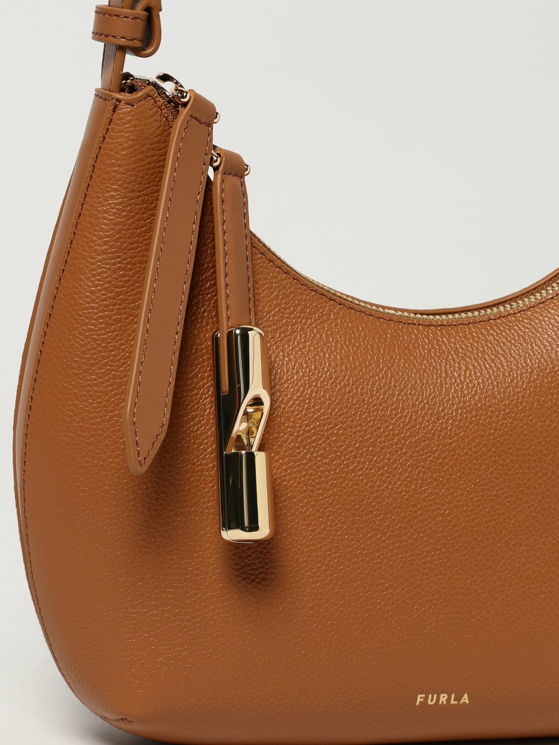 FURLA MINI BAG: Crossbody bags woman Furla, Brown - Img 4