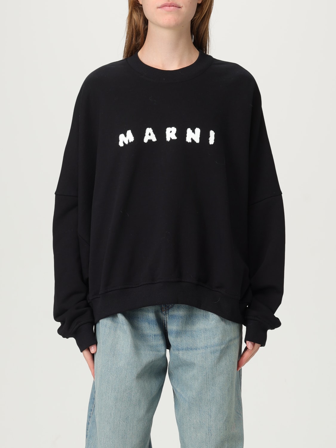 MARNI SWEATSHIRT: Sweatshirt woman Marni, Black - Img 1