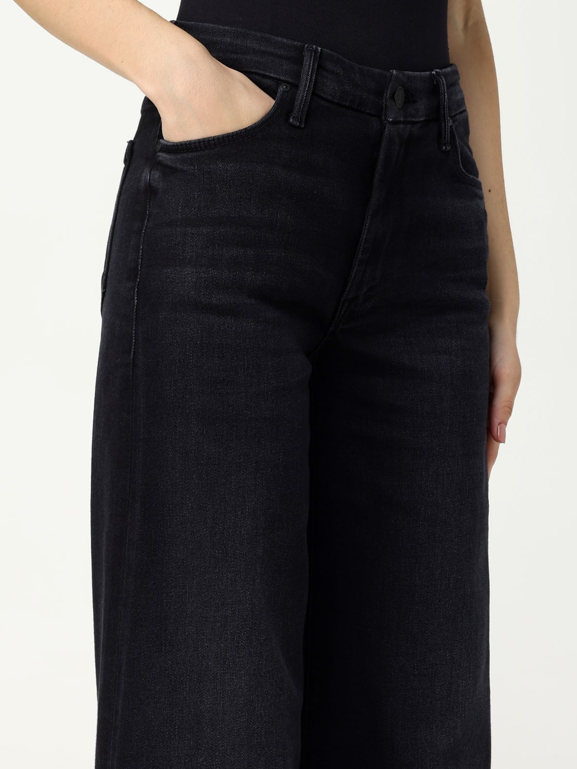 MOTHER 牛仔裤: 牛仔裤 女士 Mother, 黑色 - Img 3