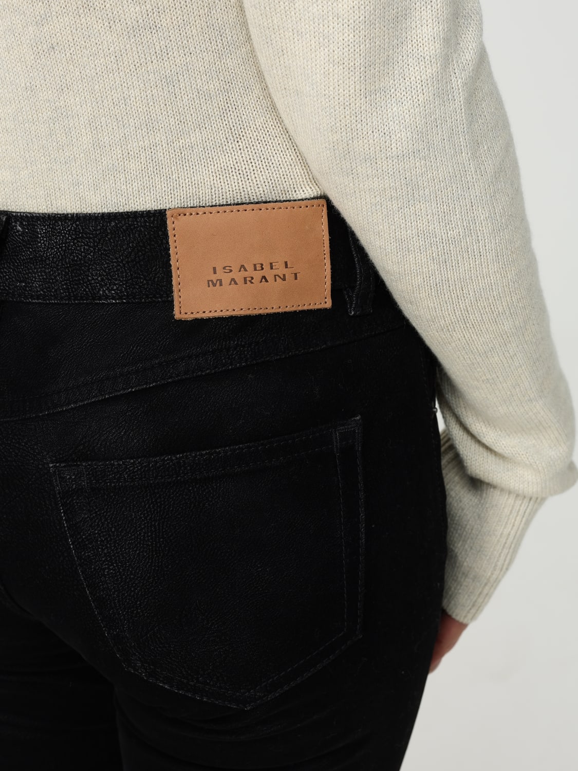 ISABEL MARANT ETOILE PANTALON: Pantalon femme Isabel Marant Etoile, Noir - Img 3