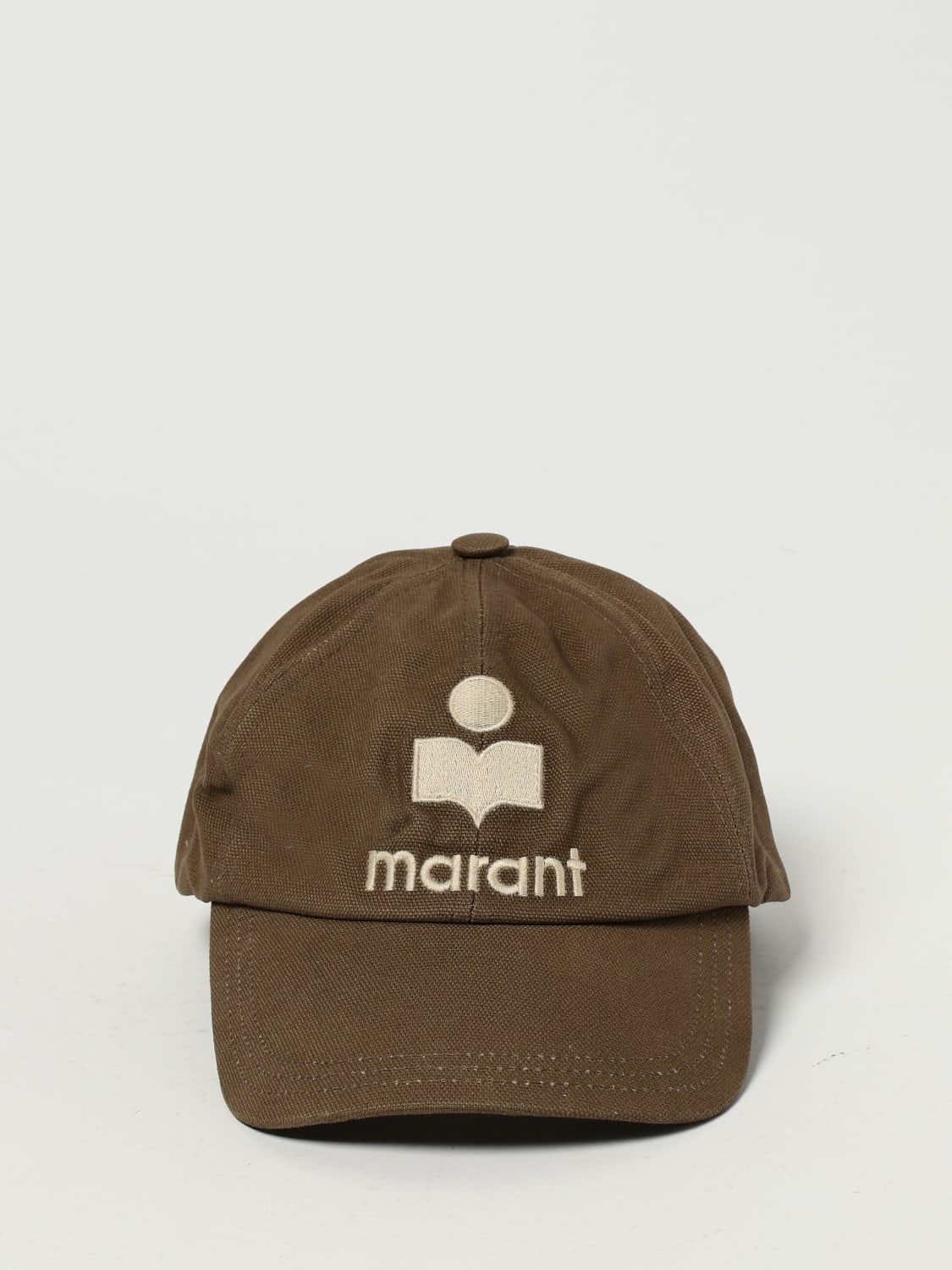 ISABEL MARANT ETOILE CAPPELLO: Cappello Tyron Isabel Marant Etoile in cotone con logo ricamato , Fantasia - Img 2