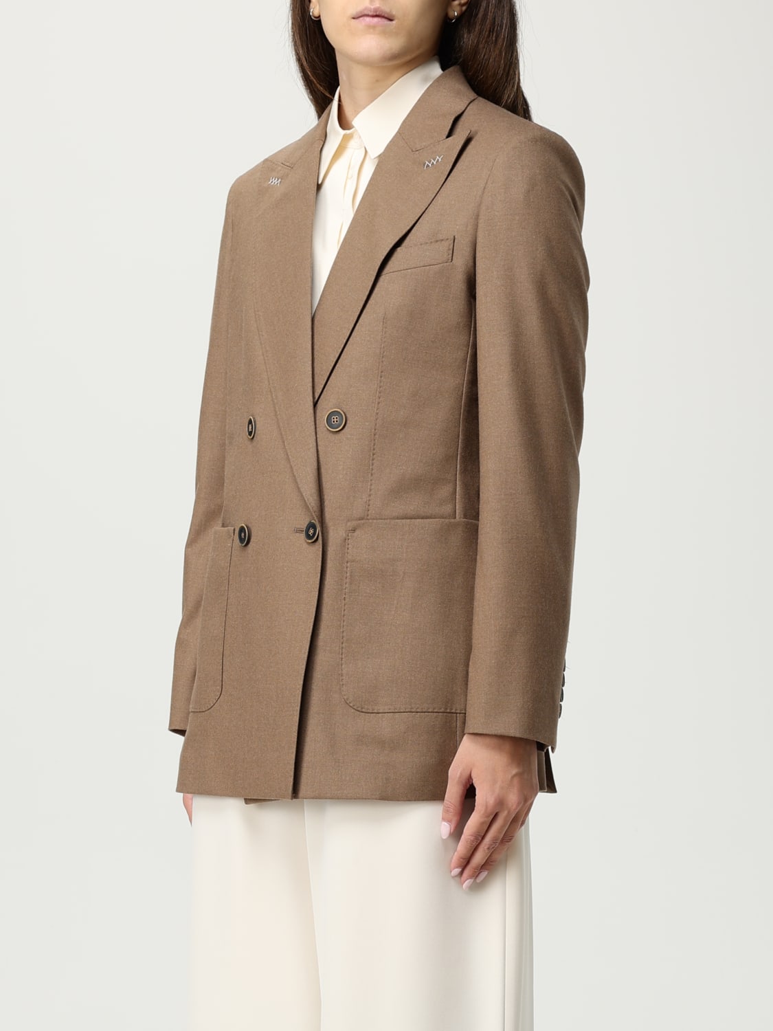 MAX MARA VESTE: Blazer femme Max Mara, Brûlé - Img 4