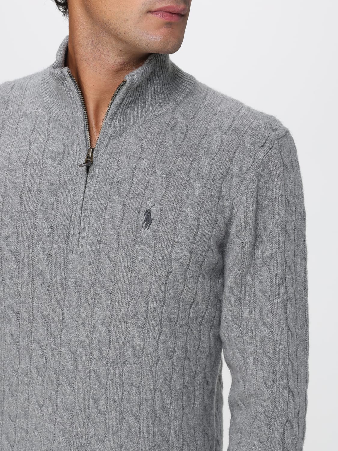POLO RALPH LAUREN PULLOVER: Pullover herren Polo Ralph Lauren, Grau - Img 3