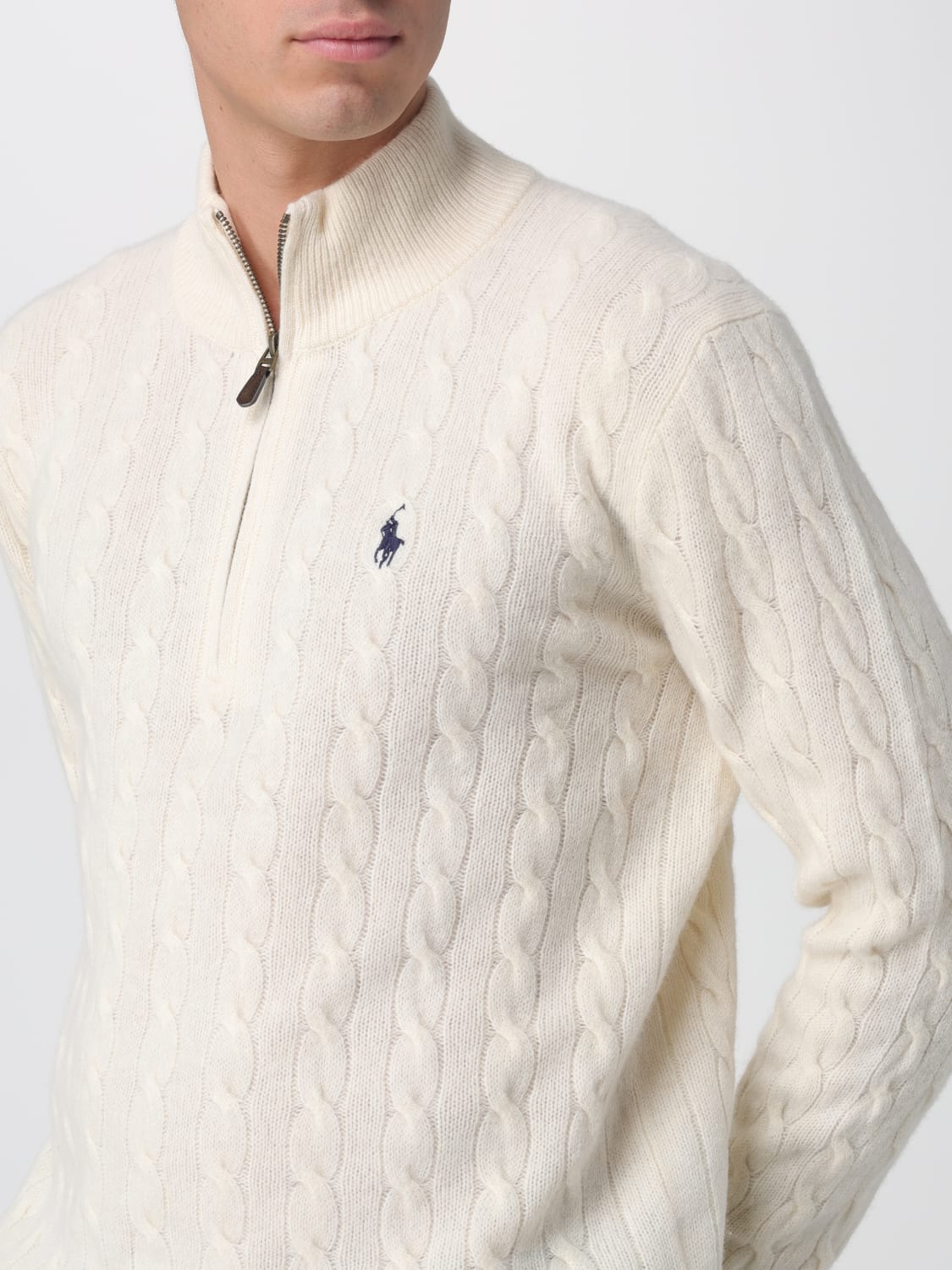 POLO RALPH LAUREN PULLOVER: Pullover herren Polo Ralph Lauren, Beige - Img 3