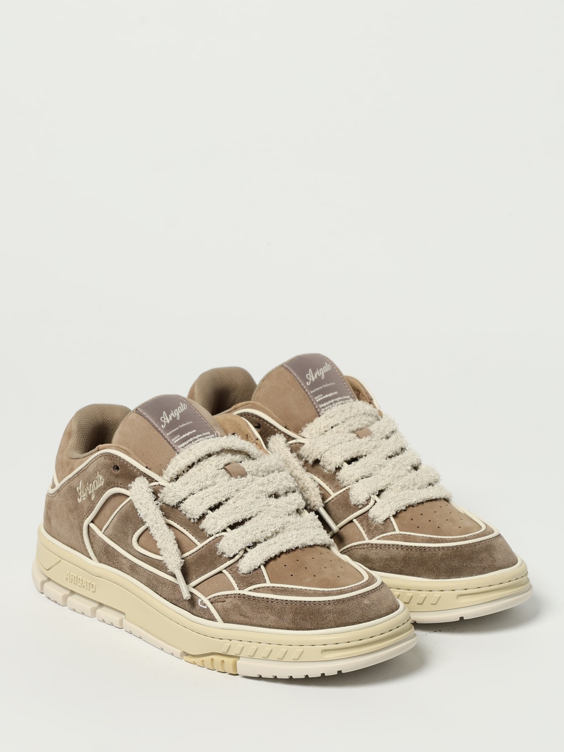 AXEL ARIGATO SNEAKERS: Sneakers Area Lo Axel Arigato in camoscio , Tortora - Img 2