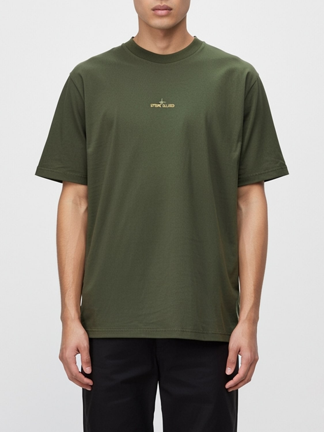STONE ISLAND T-SHIRT: T-shirt men Stone Island, Green - Img 1