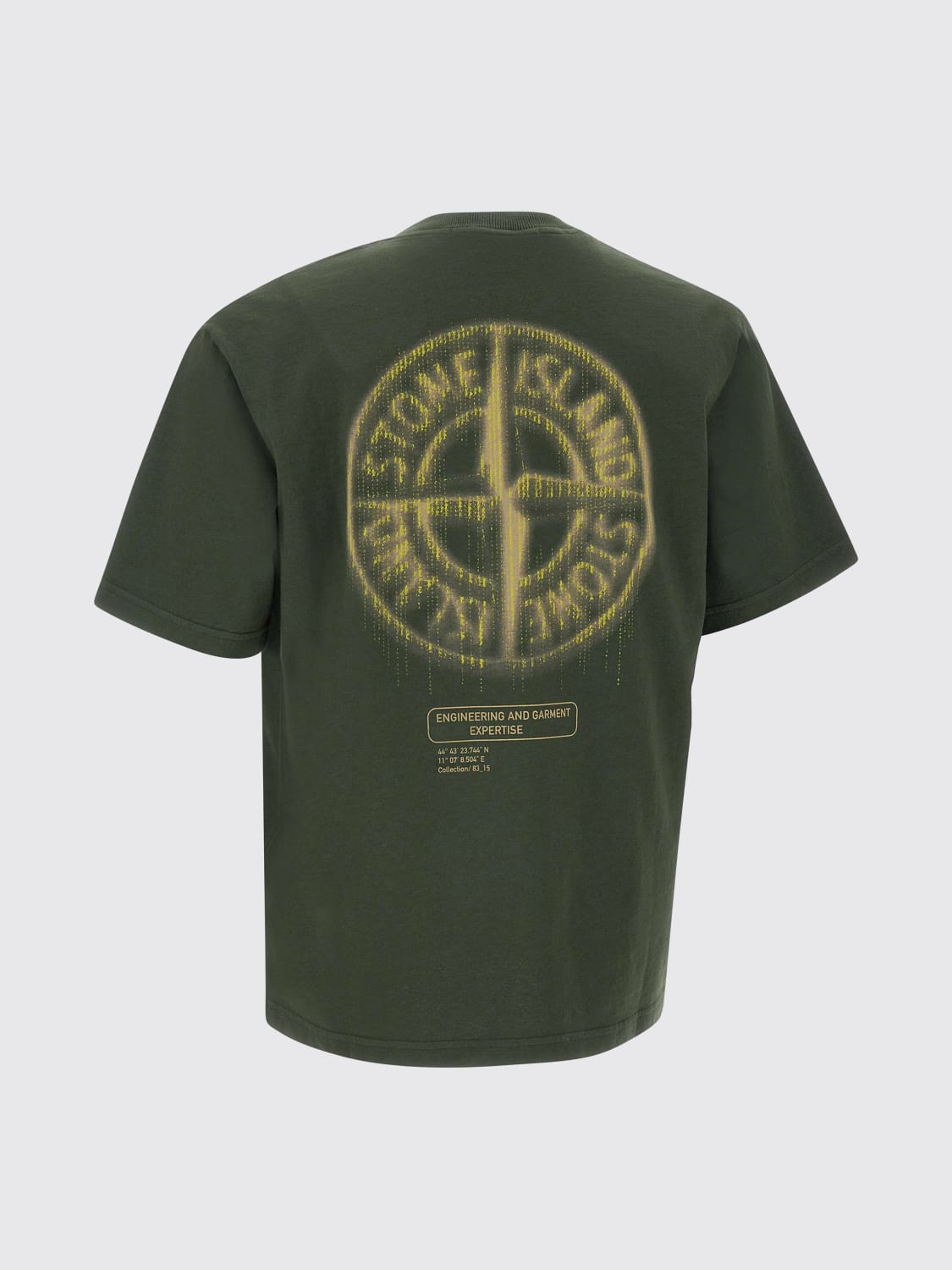 STONE ISLAND T-SHIRT: T-shirt men Stone Island, Green - Img 3