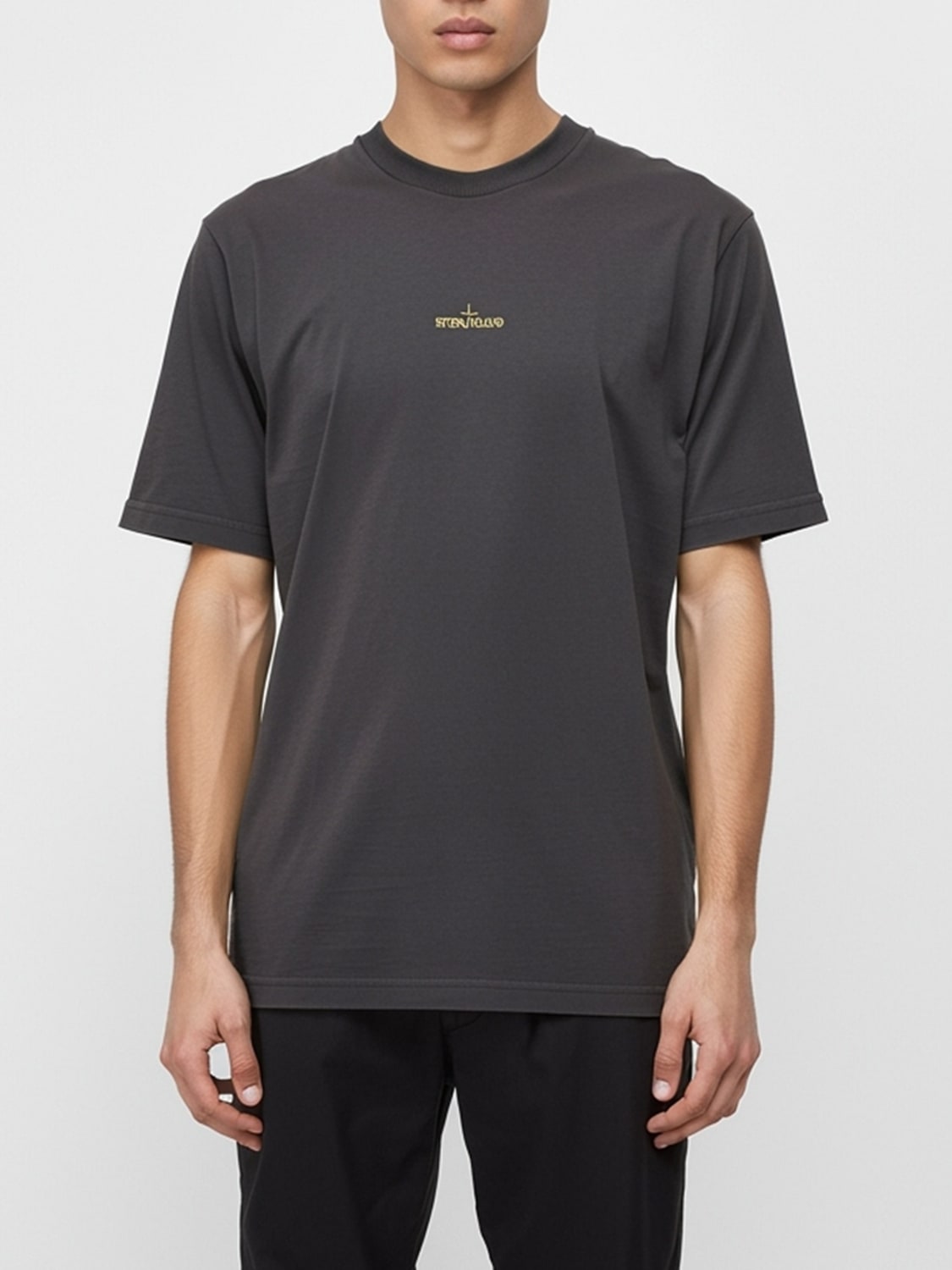 STONE ISLAND T-SHIRT: T-shirt men Stone Island, Grey - Img 1