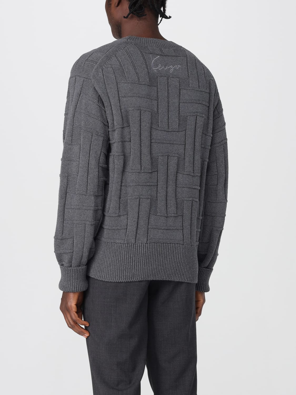KENZO PULLOVER: Pullover herren Kenzo, Grau - Img 2