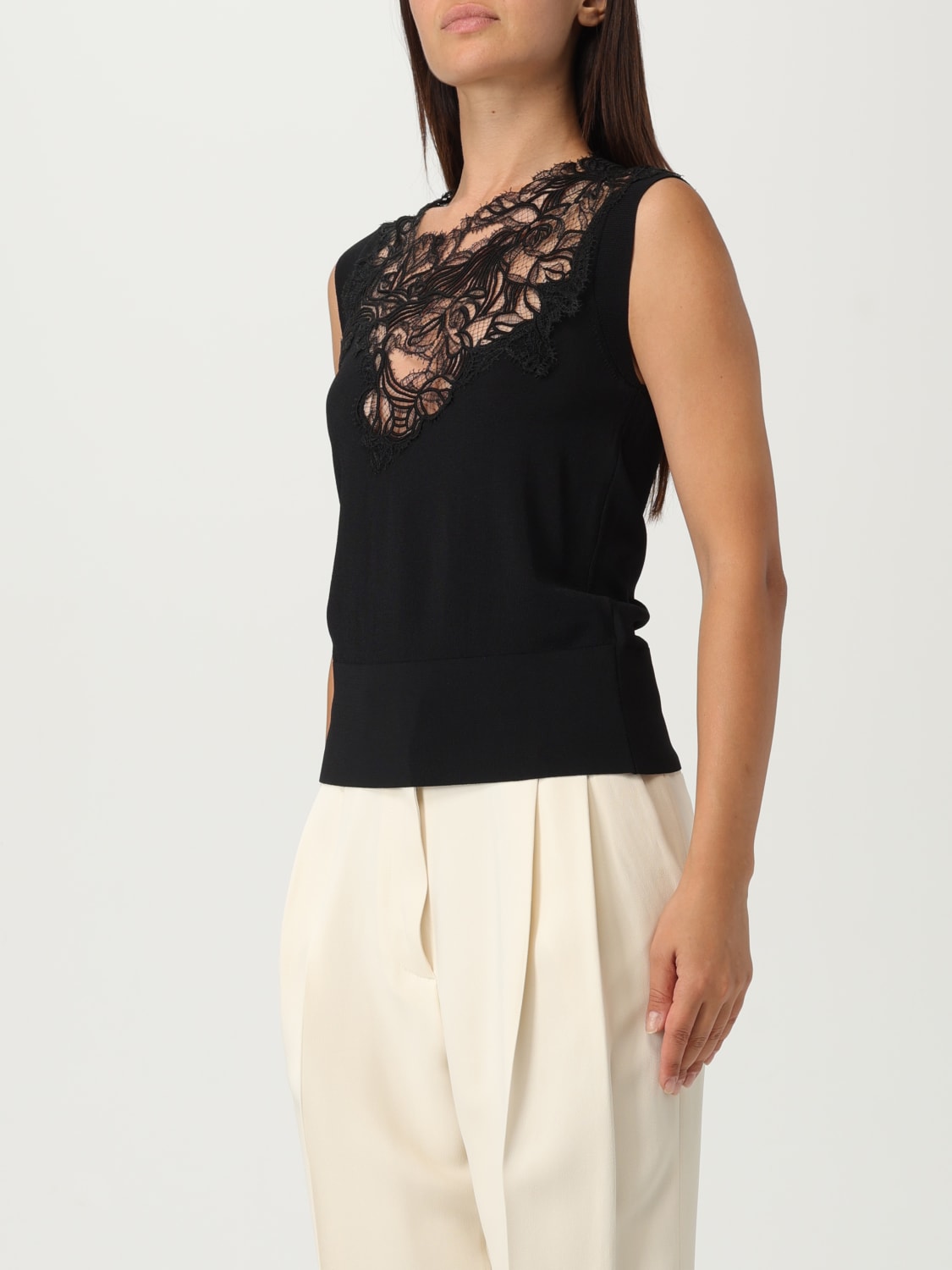 ERMANNO SCERVINO TOP: Top woman Ermanno Scervino, Black - Img 4