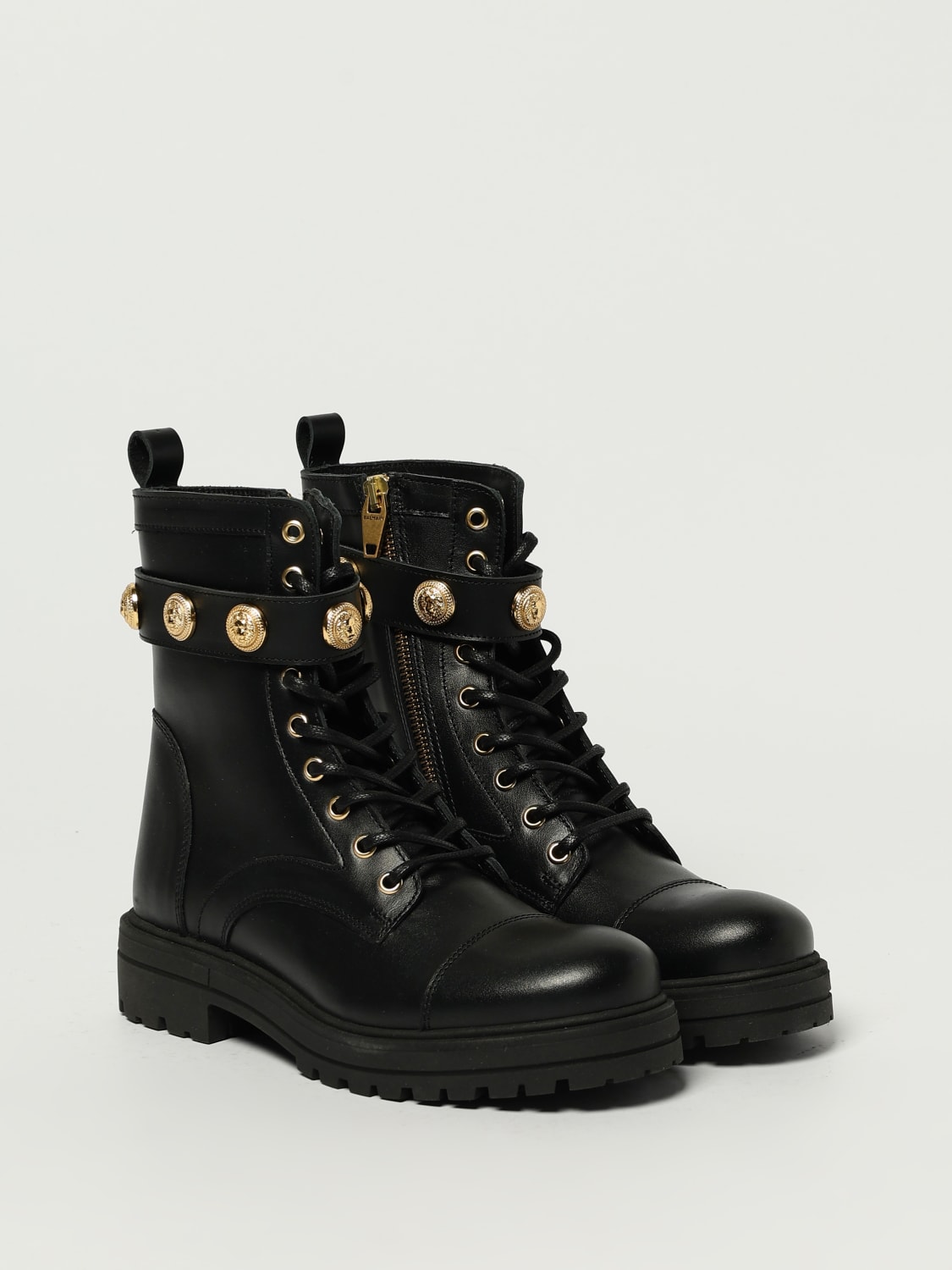 BALMAIN SCHUHE: Schuhe kinder Balmain, Schwarz - Img 2