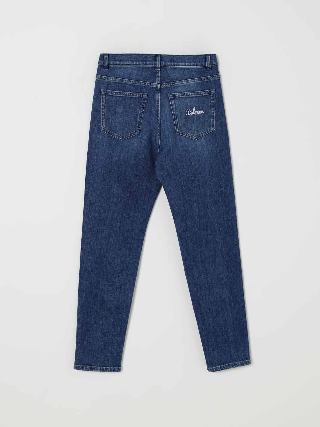 BALMAIN JEANS: Pantalón niños Balmain, Azul Oscuro - Img 2