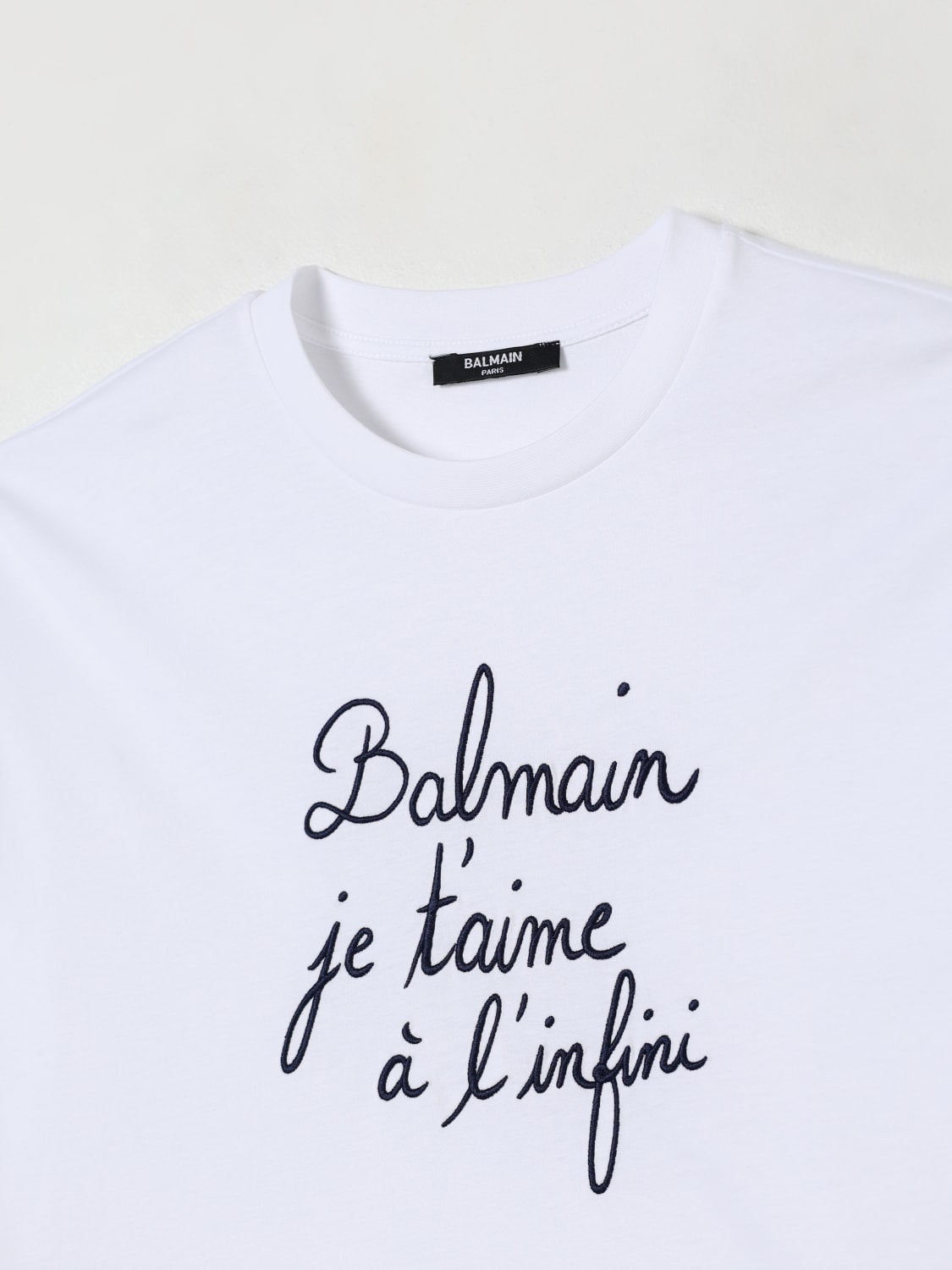 BALMAIN T-SHIRT: T-shirt kids Balmain, White - Img 3